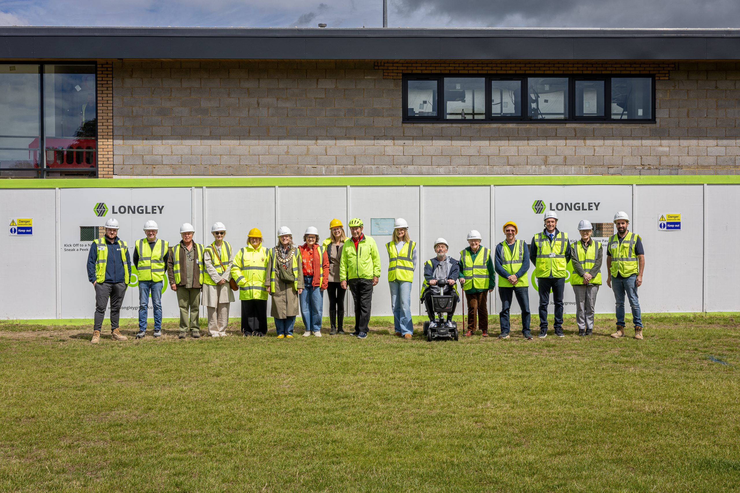 Sevenoaks Town Councillors and Mayoress Visit New Pavilion Project